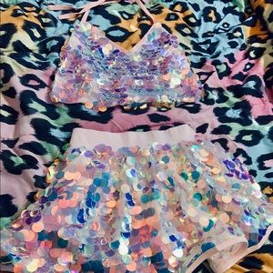 Totally cute 2 pc iHeartRaves outfit *sz m*